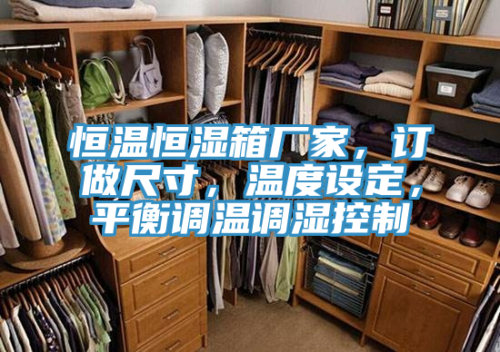 恒溫恒濕箱廠家，訂做尺寸，溫度設(shè)定，平衡調(diào)溫調(diào)濕控制