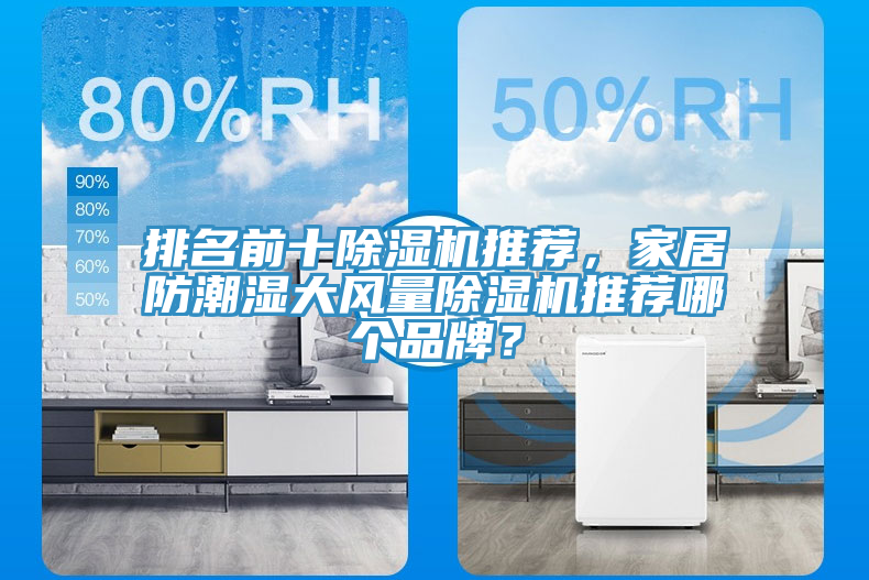 排名前十除濕機(jī)推薦，家居防潮濕大風(fēng)量除濕機(jī)推薦哪個(gè)品牌？