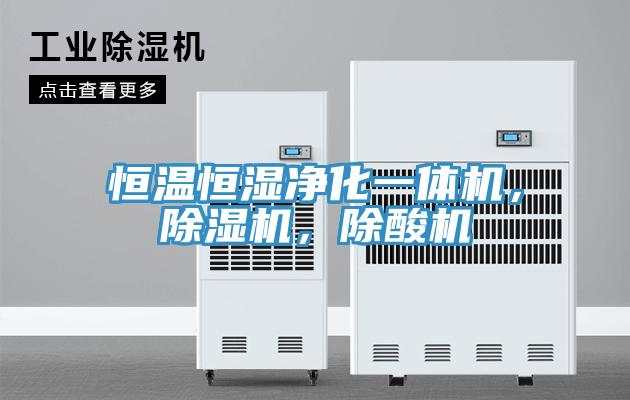 恒溫恒濕凈化一體機(jī)，除濕機(jī)，除酸機(jī)