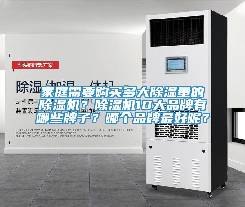 家庭需要購買多大除濕量的除濕機？除濕機10大品牌有哪些牌子？哪個品牌最好呢？