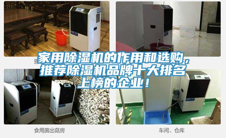 家用除濕機(jī)的作用和選購(gòu)，推薦除濕機(jī)品牌十大排名上榜的企業(yè)！