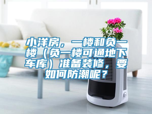 小洋房，一樓和負一樓（負一樓可通地下車庫）準(zhǔn)備裝修，要如何防潮呢？