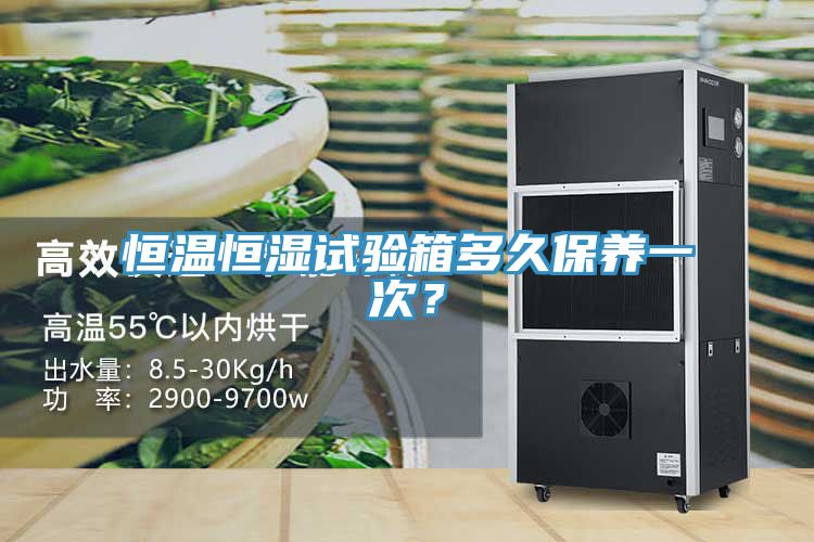恒溫恒濕試驗箱多久保養(yǎng)一次？