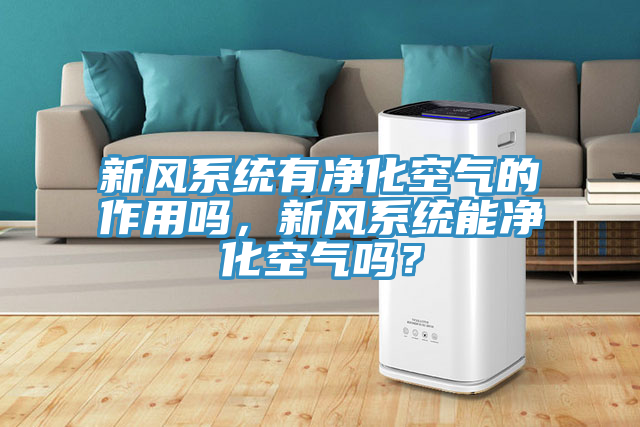 新風(fēng)系統(tǒng)有凈化空氣的作用嗎，新風(fēng)系統(tǒng)能凈化空氣嗎？