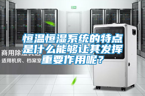 恒溫恒濕系統(tǒng)的特點(diǎn)是什么能夠讓其發(fā)揮重要作用呢？