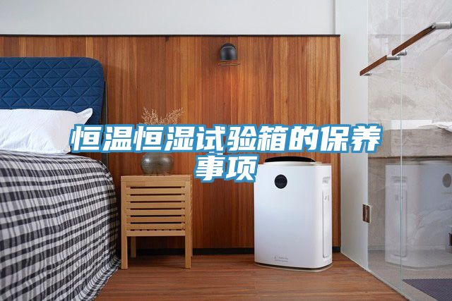 恒溫恒濕試驗(yàn)箱的保養(yǎng)事項