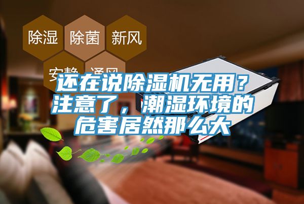 還在說除濕機無用？注意了，潮濕環(huán)境的危害居然那么大