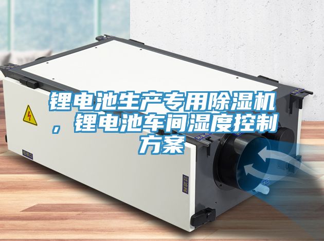 鋰電池生產(chǎn)專用除濕機(jī)，鋰電池車間濕度控制方案