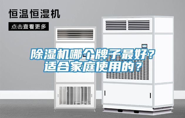 除濕機(jī)哪個(gè)牌子最好？適合家庭使用的？