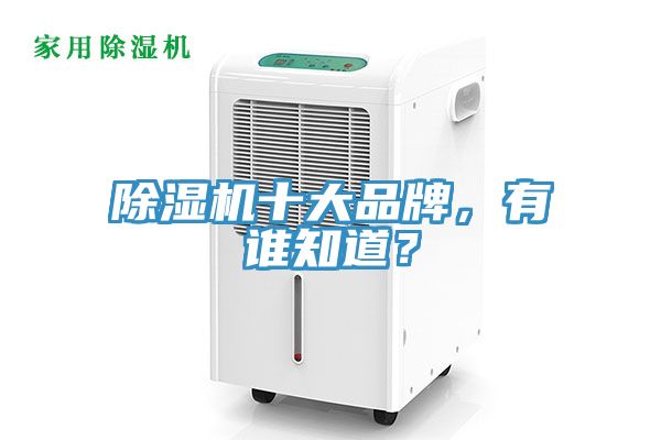 除濕機(jī)十大品牌，有誰(shuí)知道？