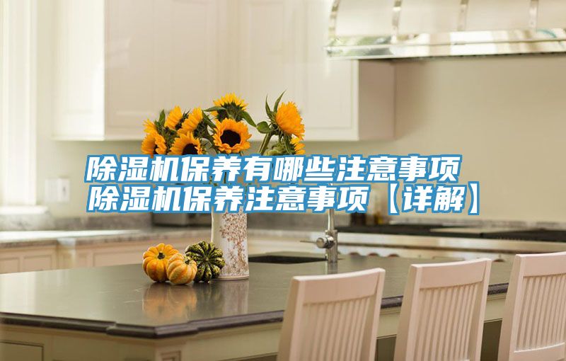 除濕機(jī)保養(yǎng)有哪些注意事項 除濕機(jī)保養(yǎng)注意事項【詳解】
