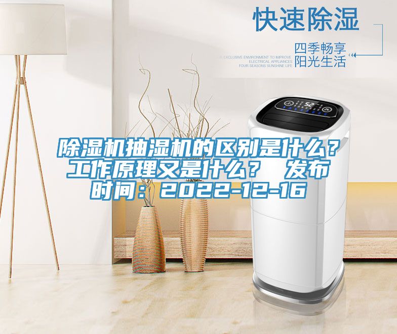 除濕機(jī)抽濕機(jī)的區(qū)別是什么？工作原理又是什么？ 發(fā)布時(shí)間：2022-12-16
