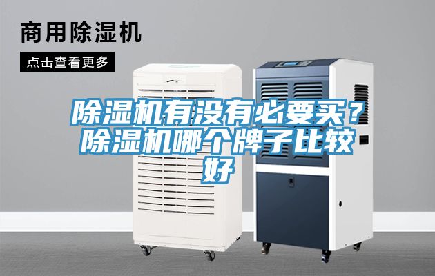 除濕機(jī)有沒有必要買？除濕機(jī)哪個(gè)牌子比較好