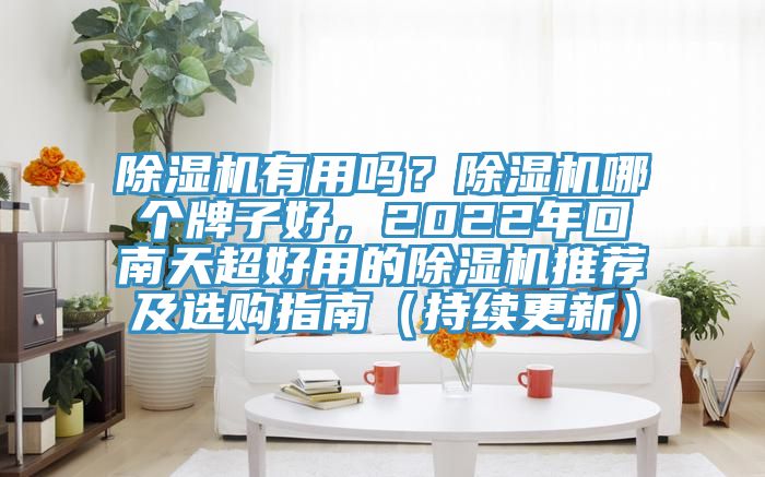 除濕機(jī)有用嗎？除濕機(jī)哪個(gè)牌子好，2022年回南天超好用的除濕機(jī)推薦及選購(gòu)指南（持續(xù)更新）